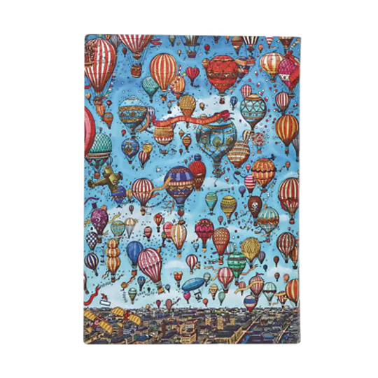 Paperblanks Agenda Midi 2027 Diaria Balloon Festival (Pierre the Maze Detective)