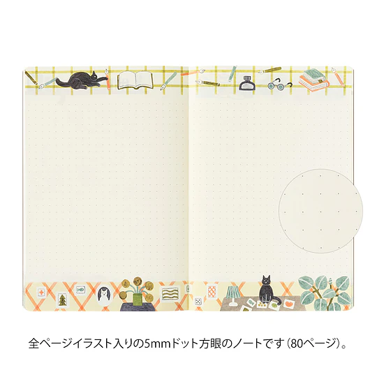 Yuru Log Notebook (B6) Cat