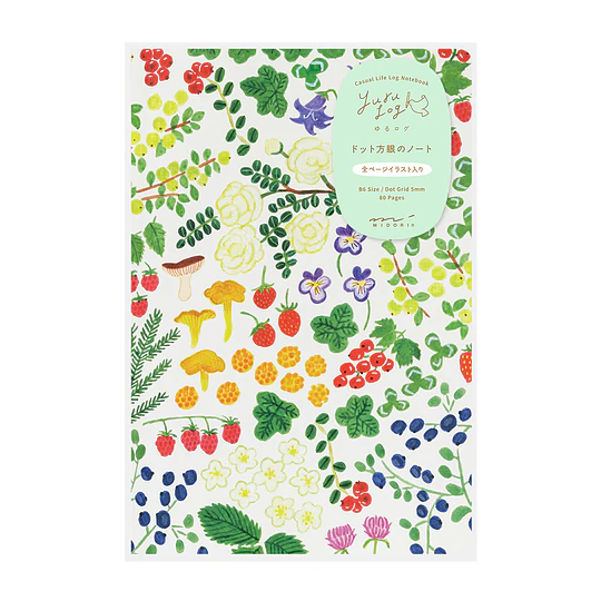 Yuru Log Notebook (B6) Scandinavia 
