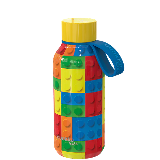 Quokka Kids Botella Térmica con Strap Bricks 330 ml. 