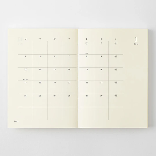MD Notebook Diary 2027 (A6)