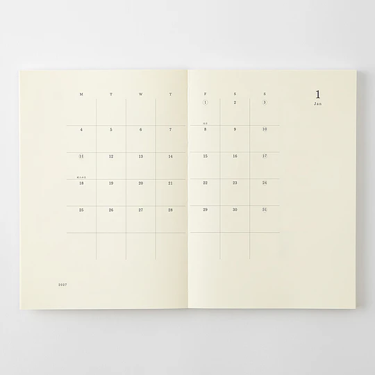 MD Notebook Diary 2027 (A5)