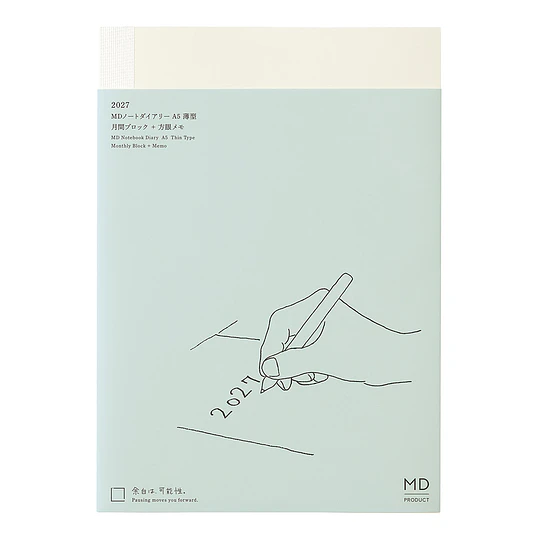 MD Notebook Diary 2027 (A5 Delgada)