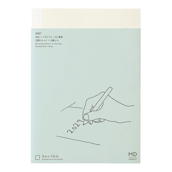 MD Notebook Diary 2027 (A5 Delgada)