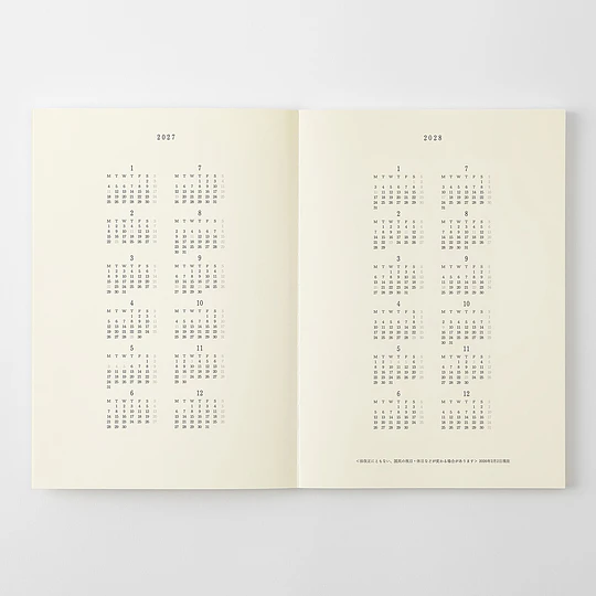 MD Notebook Diary 2027 (A5 Delgada)