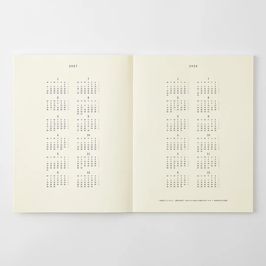 MD Notebook Diary 2027 (A4 Delgada)