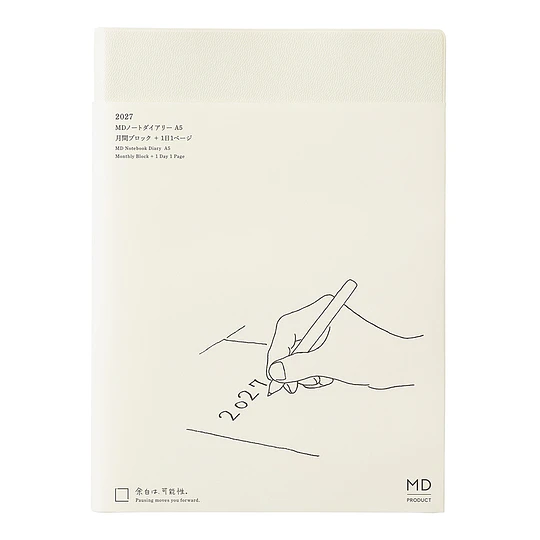 MD Notebook Diary 2027 (A5) 1 Day 1 Page 