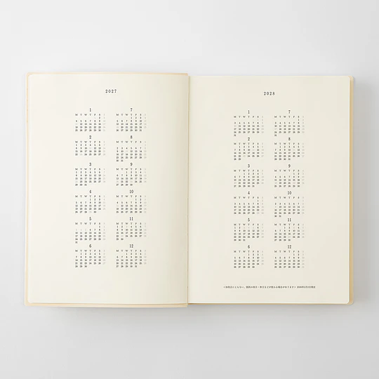 MD Notebook Diary 2027 (A5) 1 Day 1 Page 