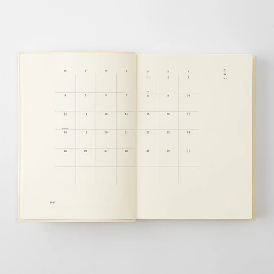 MD Notebook Diary 2027 (A5) 1 Day 1 Page 