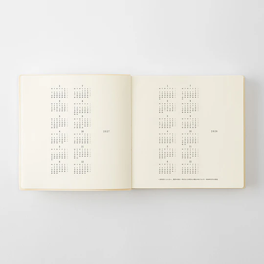 MD Notebook Diary 2027 (A5 Cuadrado) 1 Day 1 Page