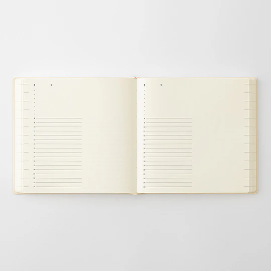MD Notebook Diary 2027 (A5 Cuadrado) 1 Day 1 Page