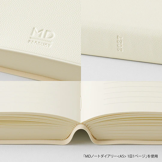 MD Notebook Diary 2027 (A5 Cuadrado) 1 Day 1 Page