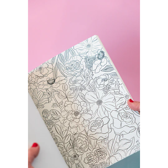 Libro de Pintar Floralia Casa Lapín