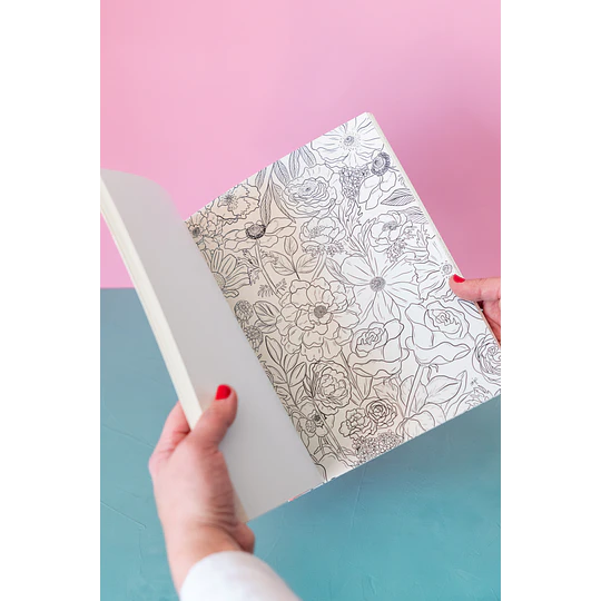 Libro de Pintar Floralia Casa Lapín