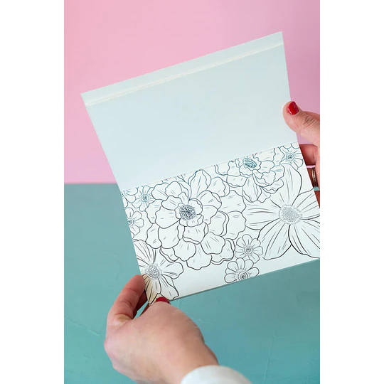 Libro de Pintar Floralia Pocket Casa Lapín