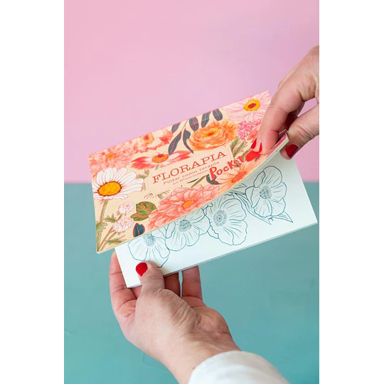 Libro de Pintar Floralia Pocket Casa Lapín