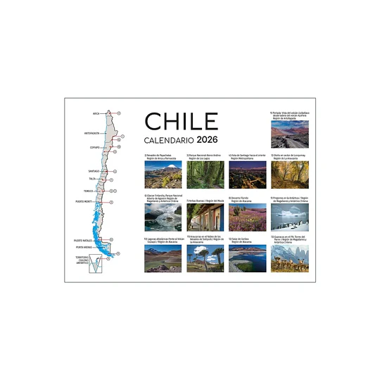 Calendario Chile 2027 Pared