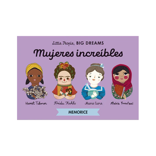 Memorice Mujeres Increíbles. Little People, Big Dreams