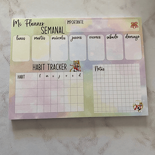 Planner Semanal Sailor Moo