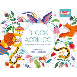 Block de Acrílico Ilustrado