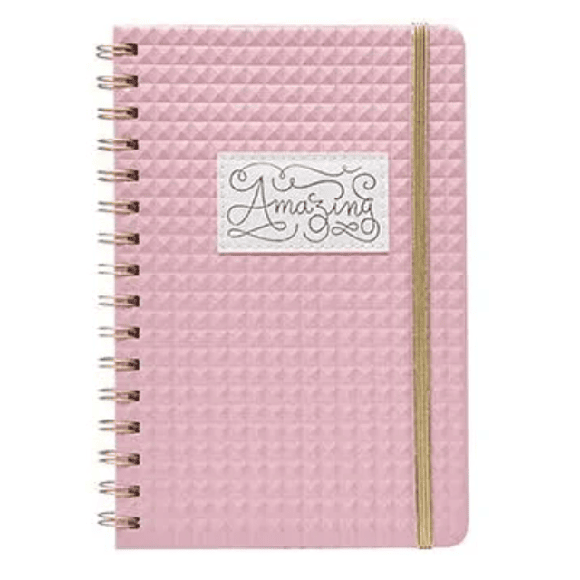 Cuaderno Mooving A5 Bullet punteado Rosado