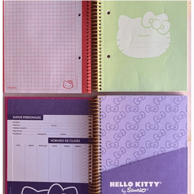 Cuaderno Hello Kitty Cuarta Tapa extra dura 150 hojas