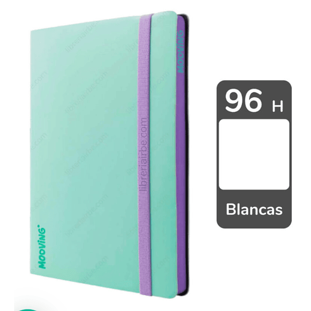 Cuaderno de Dibujo, Sketchbook, Tamaño A5, Empastado, Tapa Flex, Mooving Notes, con 96 Hojas Blancas de 95 g/m²