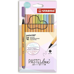 Set Stabilo Point 88 Pastel Love (special Edition)