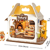 Teddys Bread box maqueta miniatura puzzle 3D ROBOTIME