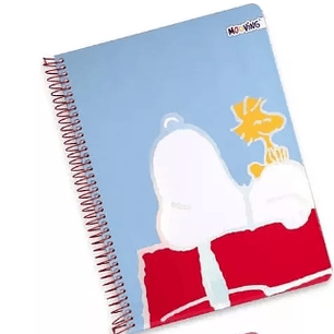 Cuaderno Carta Snoopy - 3 Materias / Papel Premium 80G