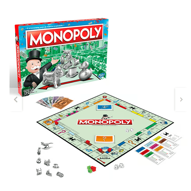 Juegos de Mesa Hasbro Gaming Clásico Monopoly