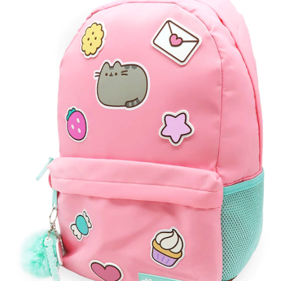 MOCHILA MOOVING PUSHEEN ROSADA 1