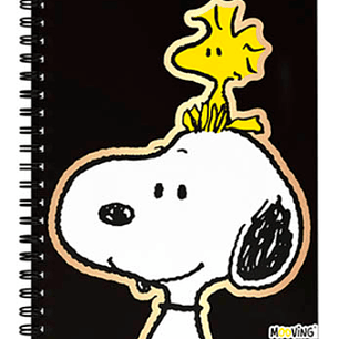 Cuaderno  Carta Mooving Espiral - Snoopy