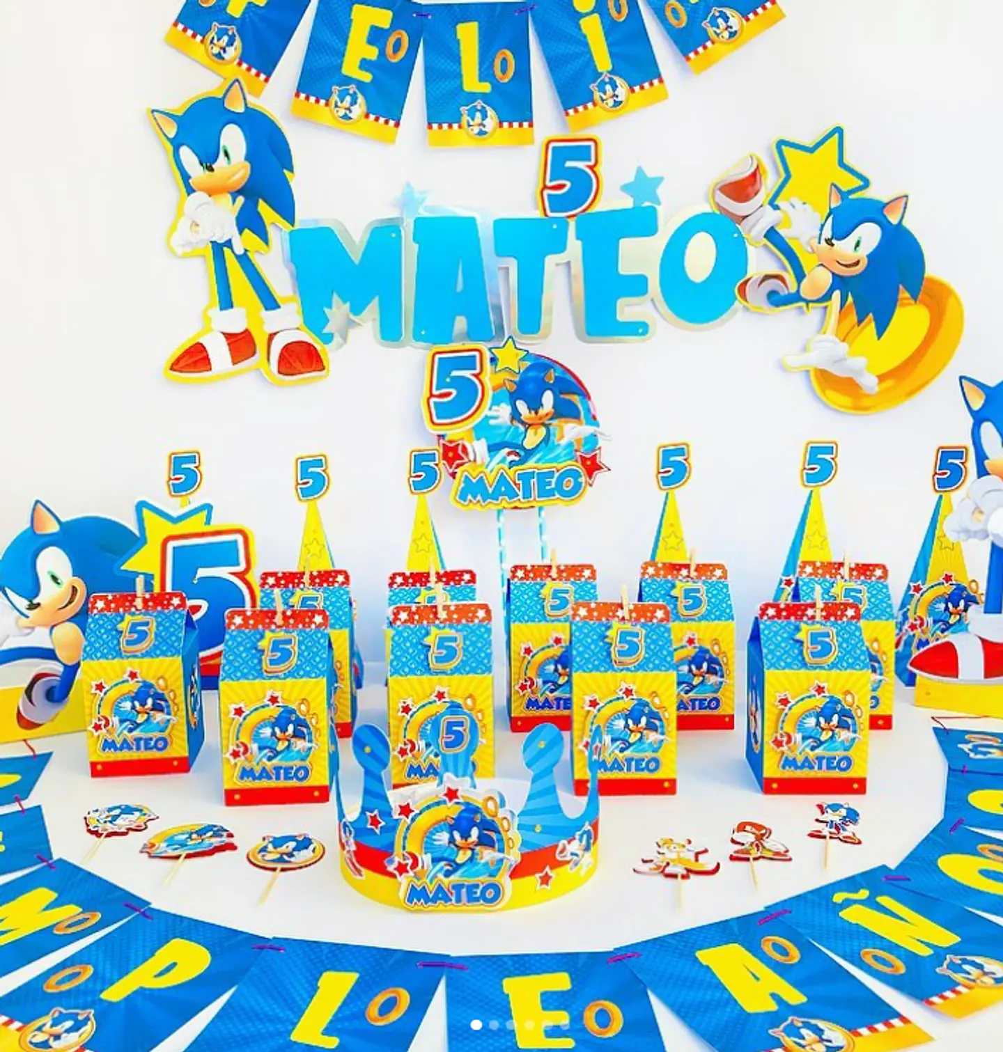 Cotillón Sonic 2 1