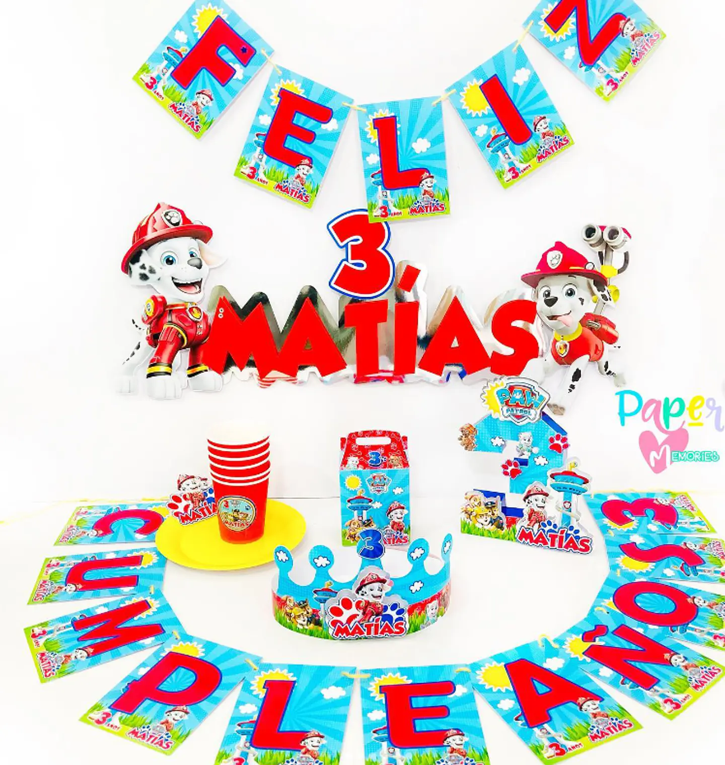 Cotillón Paw patrol 4 1