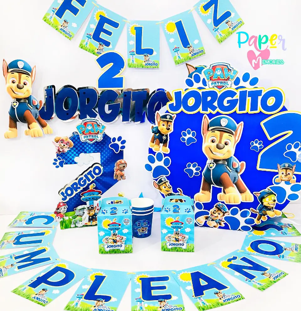 Cotillón Paw patrol 5 1
