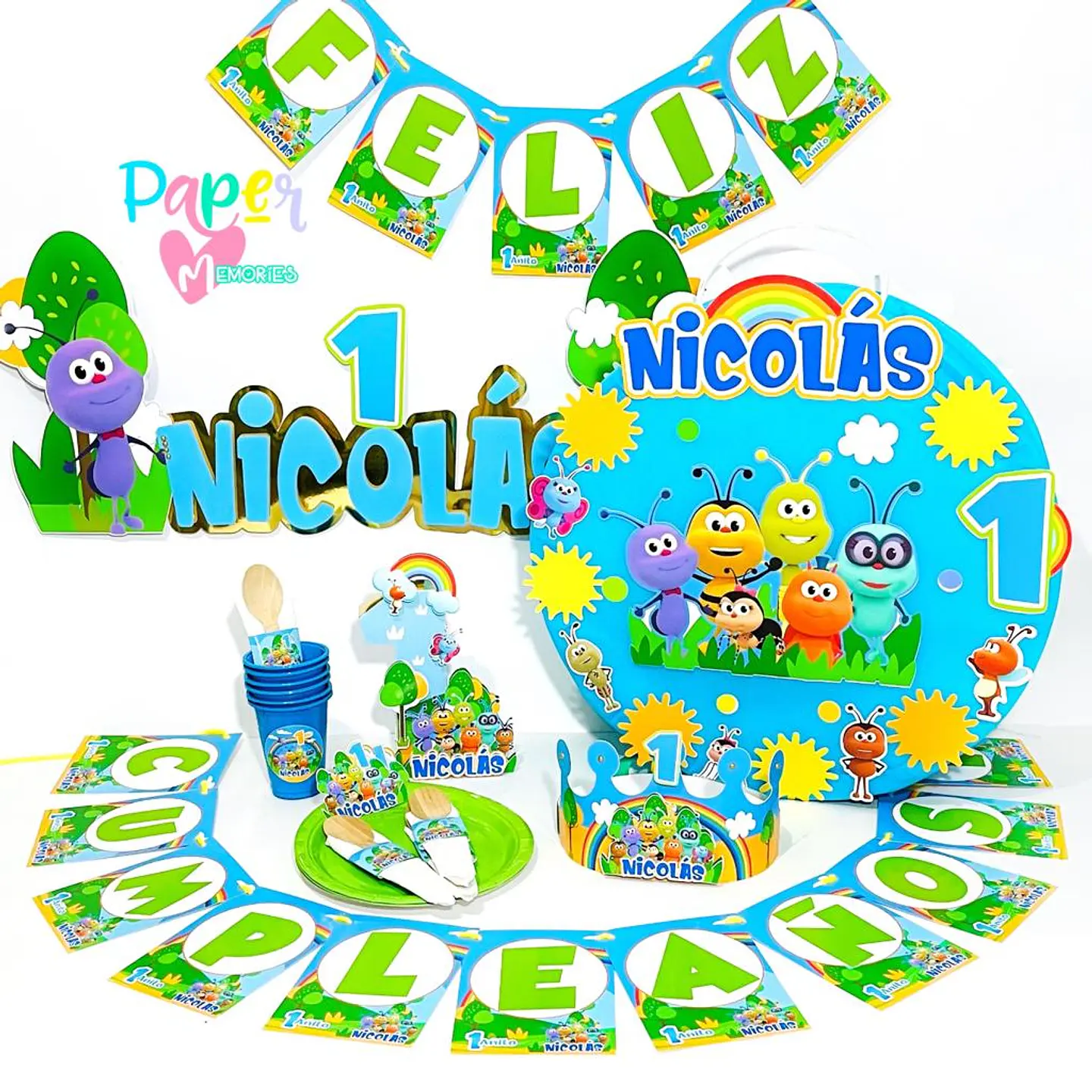 Cotillón Bichikids 5 1