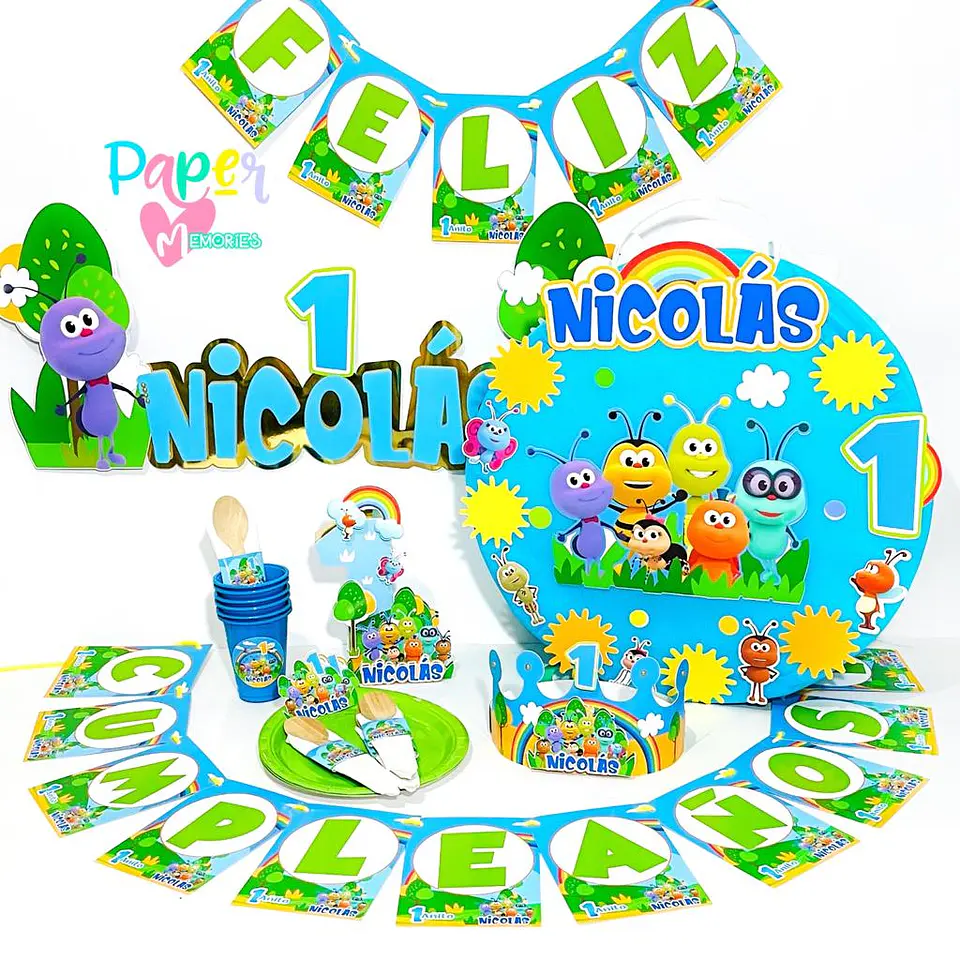 Cotillón Bichikids 5 1