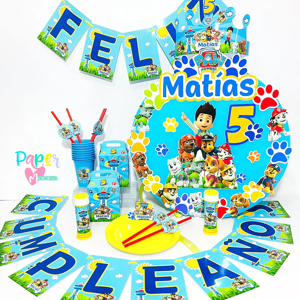 Cotillón Paw patrol 3 1
