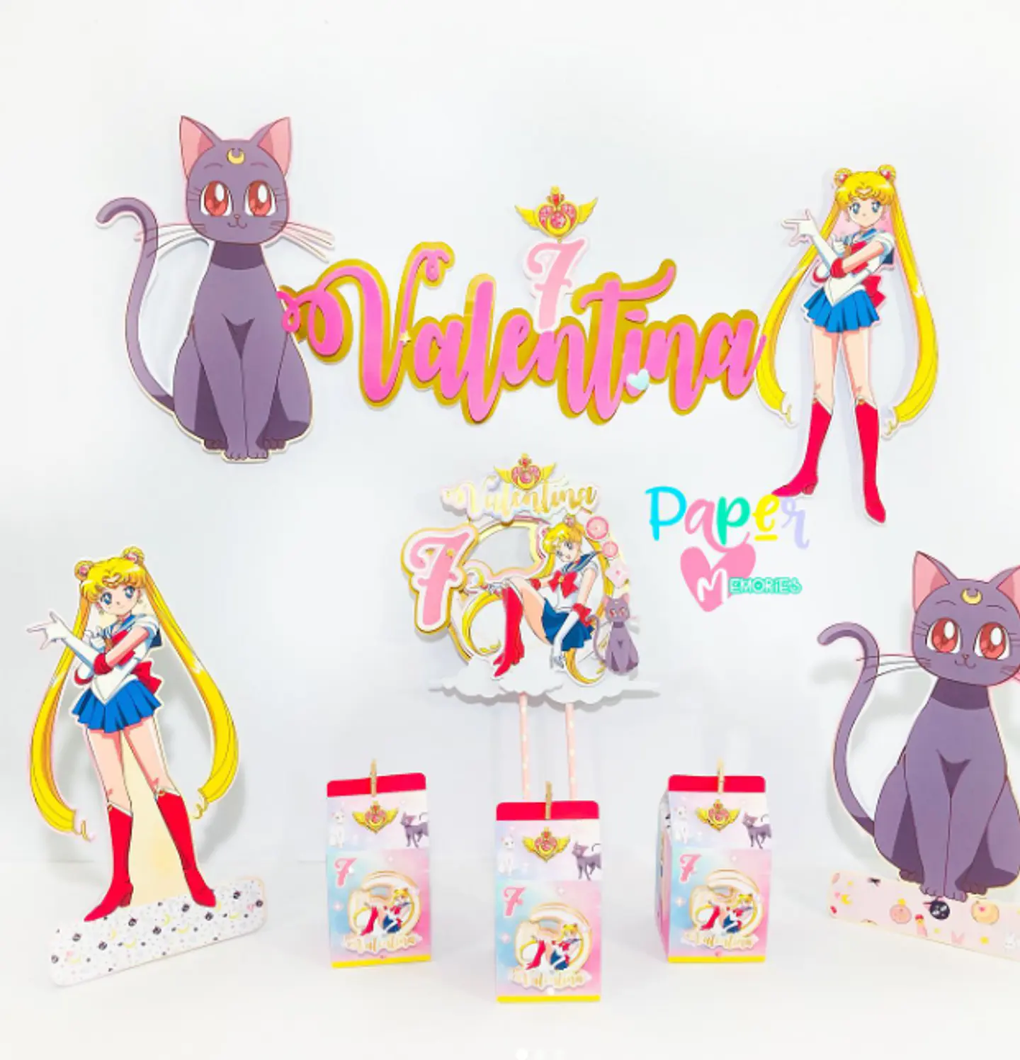 Cotillón sailor moon 2 1