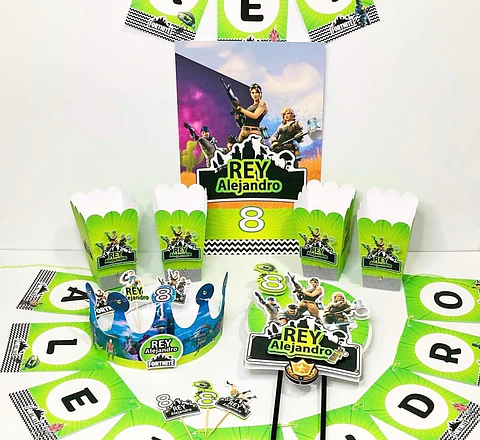 Cotillón Fortnite