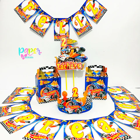 Cotillón Hot wheels 