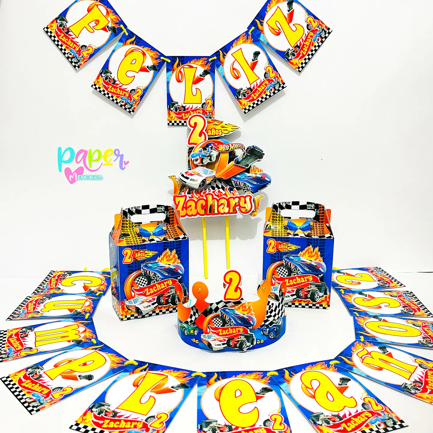 Cotillón Hot wheels  1