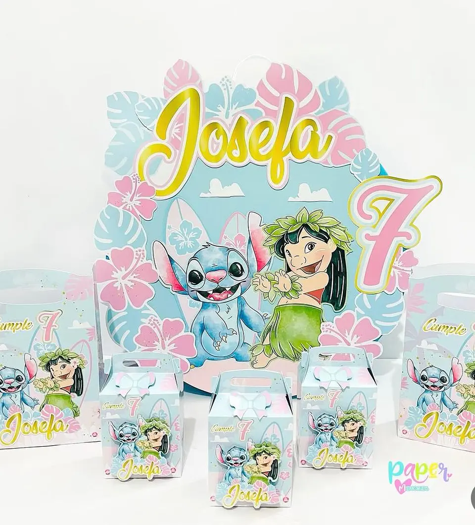 Cotillón Lilo y stitch 3 1