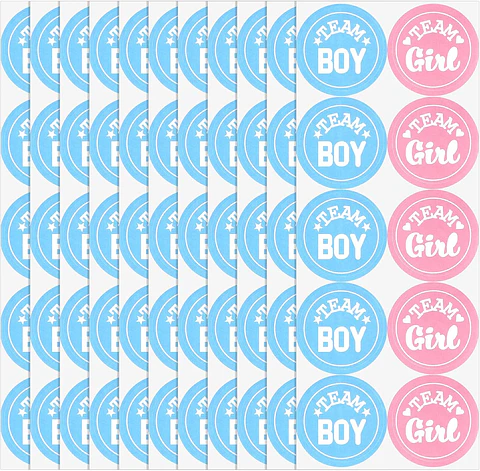 Sticker Team niña o niño
