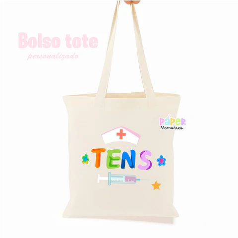 Bolsa tipo tote bag "Profesiones"