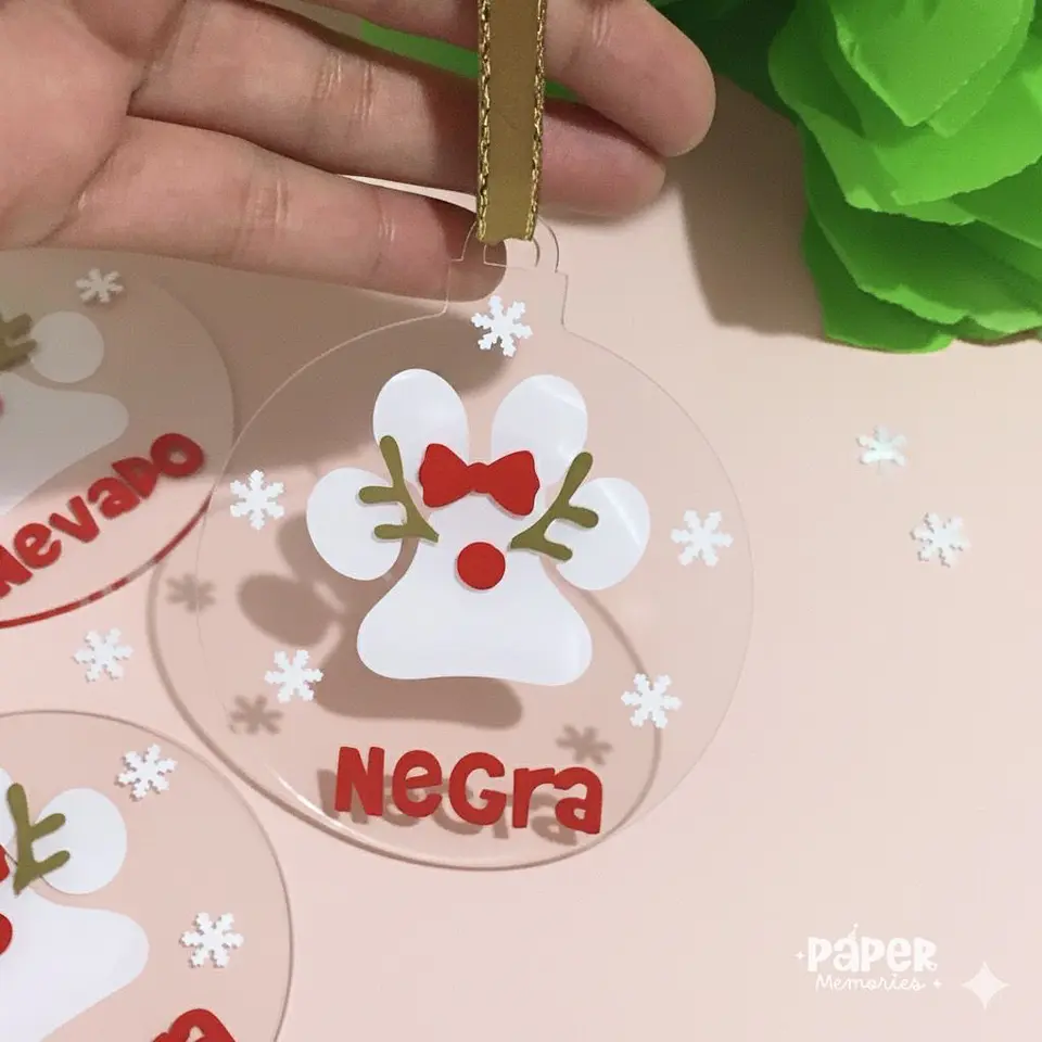 Esferas navideñas acrílicas 1
