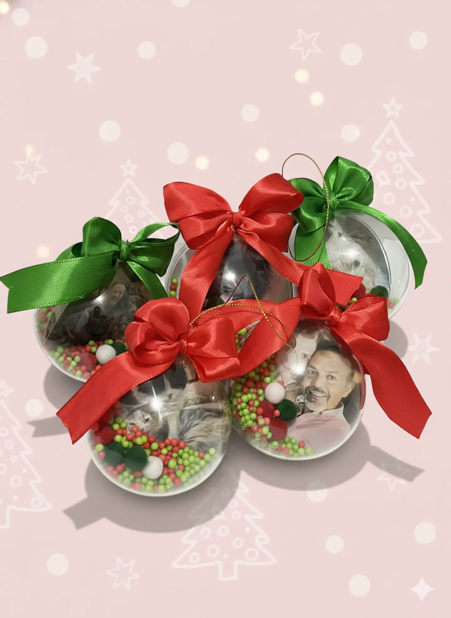 Esferas navideñas capsula 1