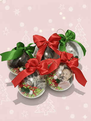 Esferas navideñas capsula