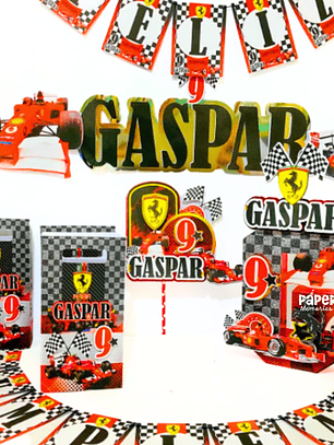 Cotillón  Formula 1 ferrari